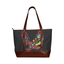 Load image into Gallery viewer, Floral Eagle Tote Handbag (Model 1642) Tote Handbags (1642) e-joyer 
