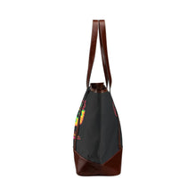 Load image into Gallery viewer, Floral Eagle Tote Handbag (Model 1642) Tote Handbags (1642) e-joyer 
