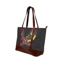 Load image into Gallery viewer, Floral Eagle Tote Handbag (Model 1642) Tote Handbags (1642) e-joyer 
