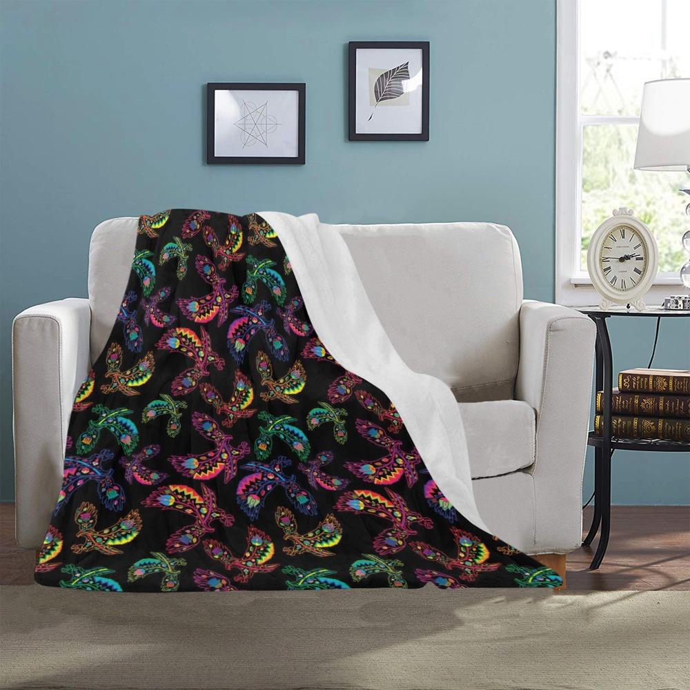 Floral Eagle Ultra-Soft Micro Fleece Blanket 40"x50" Ultra-Soft Blanket 40''x50'' e-joyer 