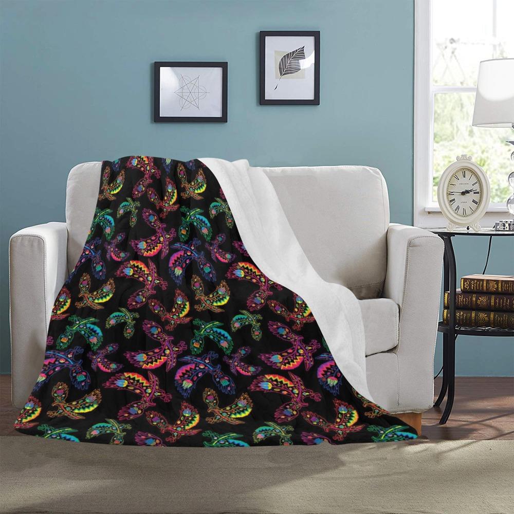 Floral Eagle Ultra-Soft Micro Fleece Blanket 50"x60" Ultra-Soft Blanket 50''x60'' e-joyer 