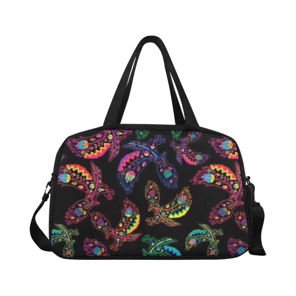 Floral Eagle Weekend Travel Bag (Model 1671) bag e-joyer 