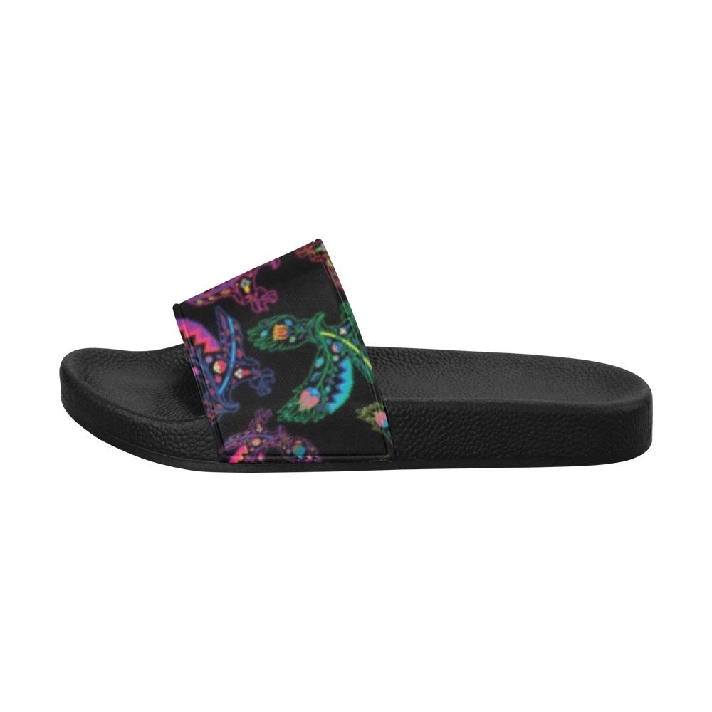 Floral Eagle Women's Slide Sandals (Model 057) Women's Slide Sandals (057) e-joyer 