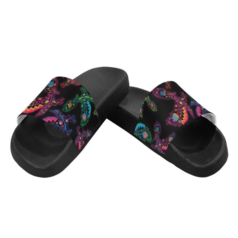 Floral Eagle Women's Slide Sandals (Model 057) Women's Slide Sandals (057) e-joyer 