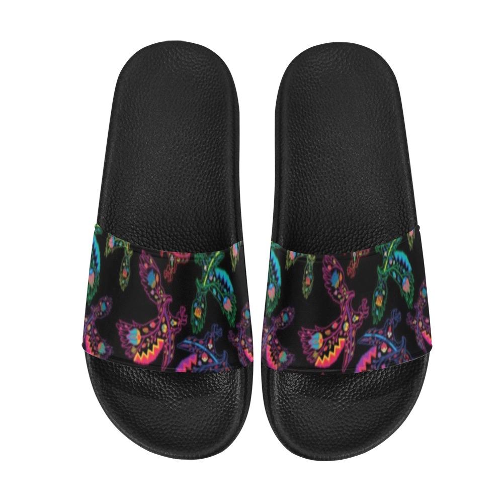 Floral Eagle Women's Slide Sandals (Model 057) Women's Slide Sandals (057) e-joyer 