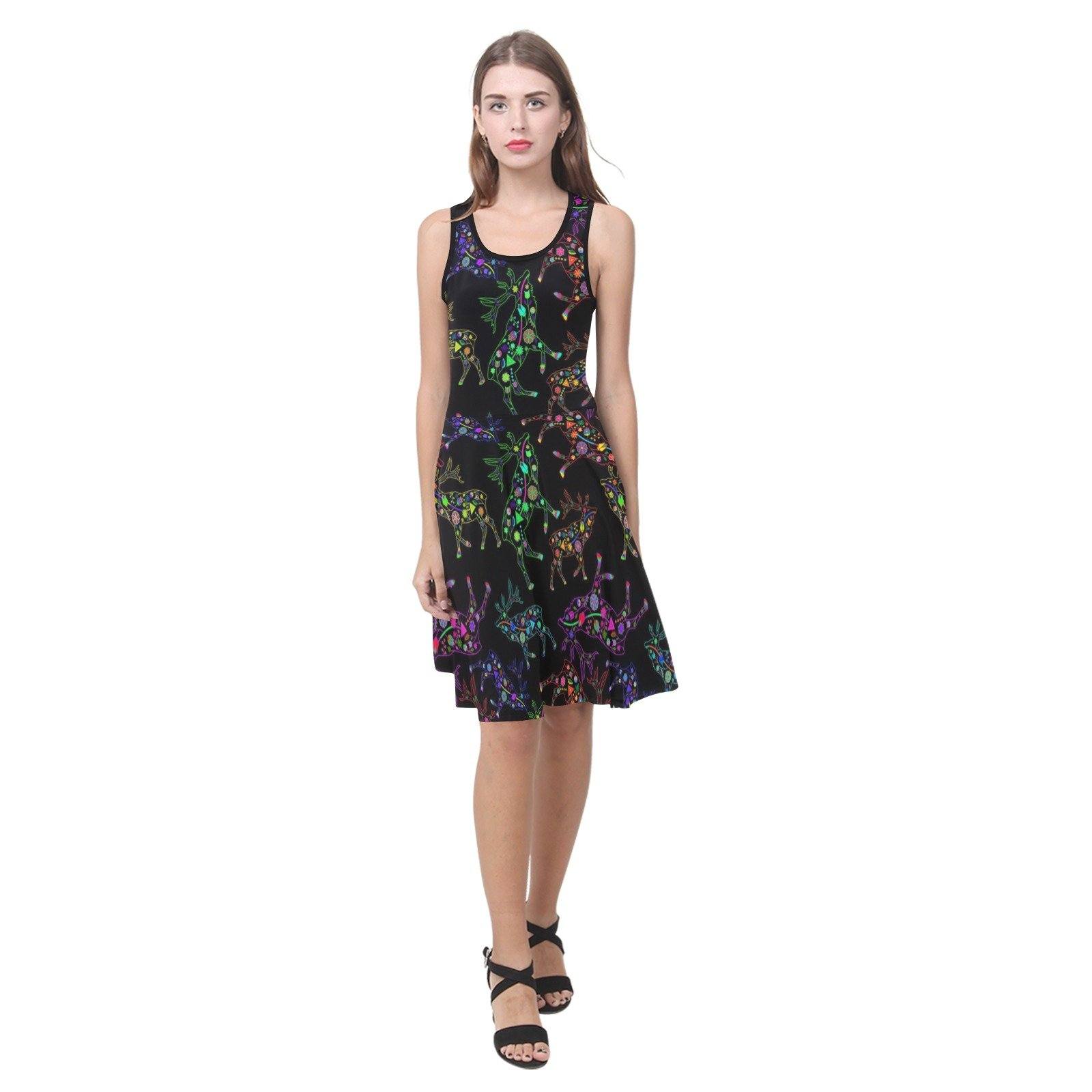 Floral Elk Atalanta Sundress (Model D04) Atalanta Sundress (D04) e-joyer 