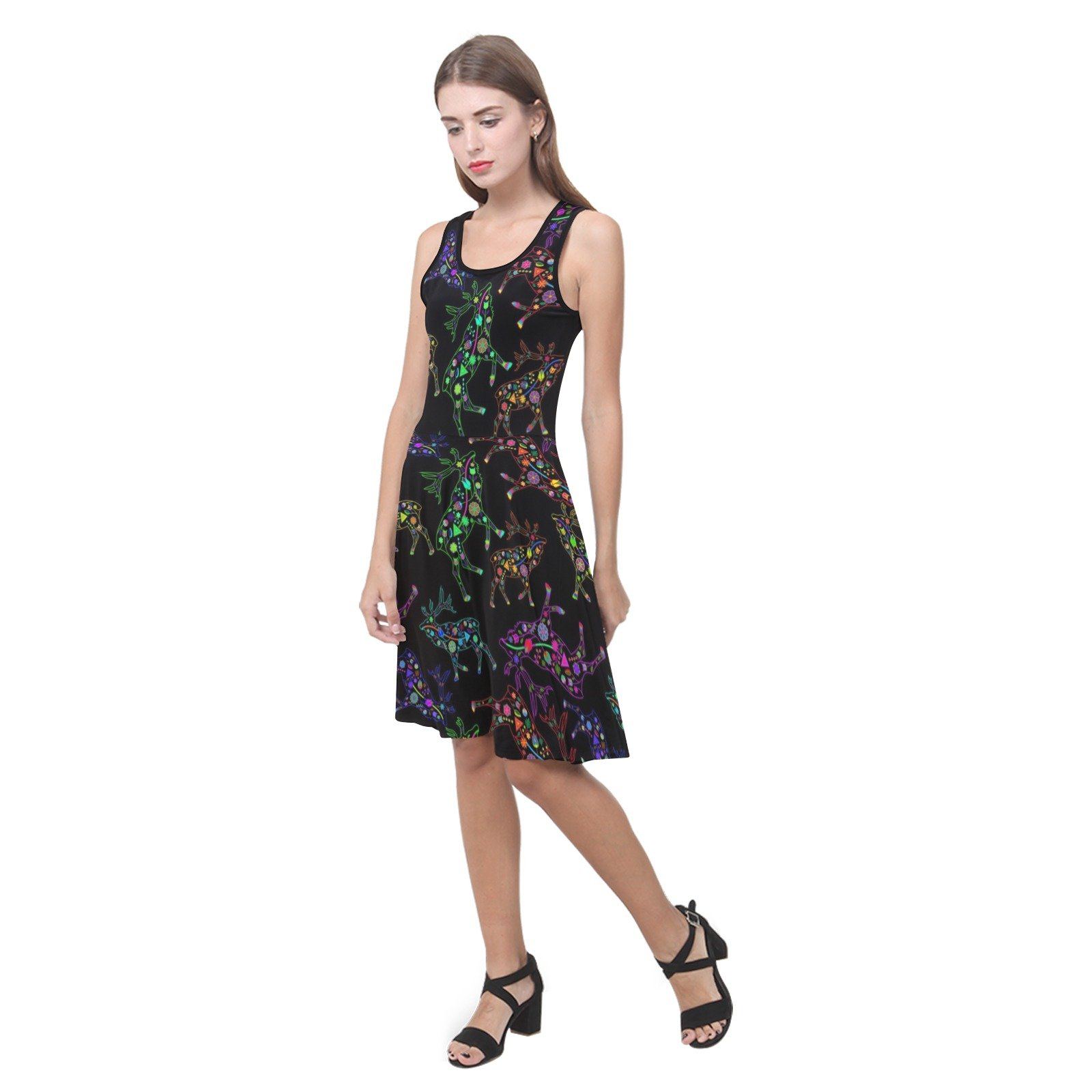 Floral Elk Atalanta Sundress (Model D04) Atalanta Sundress (D04) e-joyer 