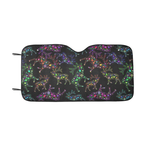 Floral Elk Car Sun Shade 55