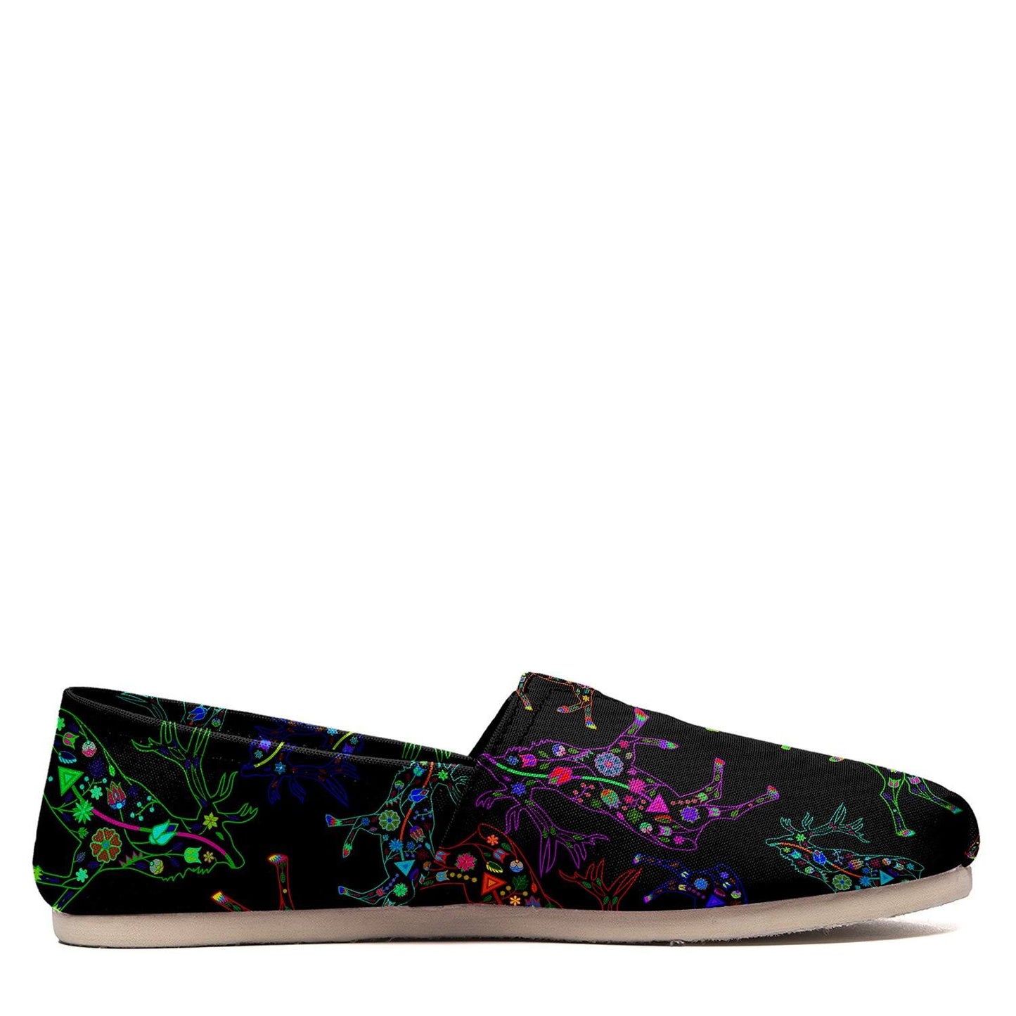 Floral Elk Casual Unisex Slip On Shoe Herman 