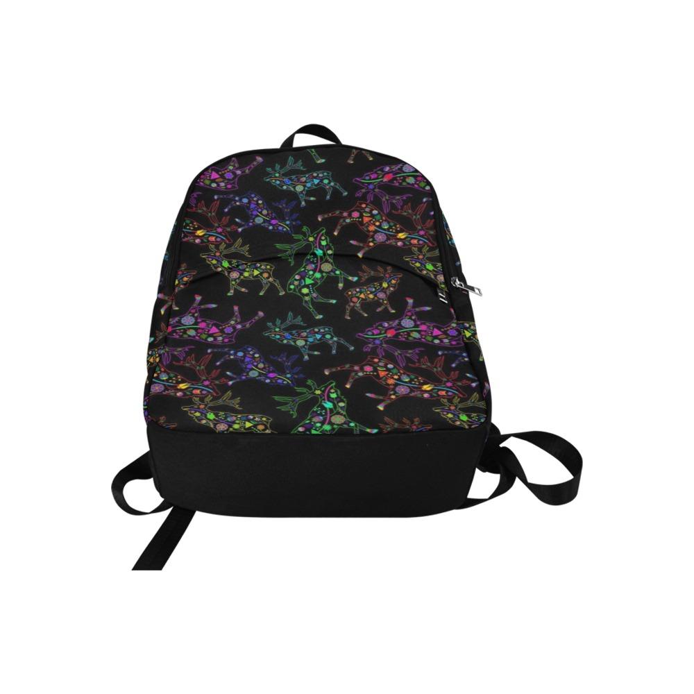 Floral Elk Fabric Backpack for Adult (Model 1659) Casual Backpack for Adult (1659) e-joyer 