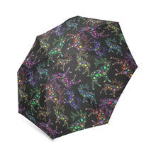 Load image into Gallery viewer, Floral Elk Foldable Umbrella (Model U01) Foldable Umbrella e-joyer 
