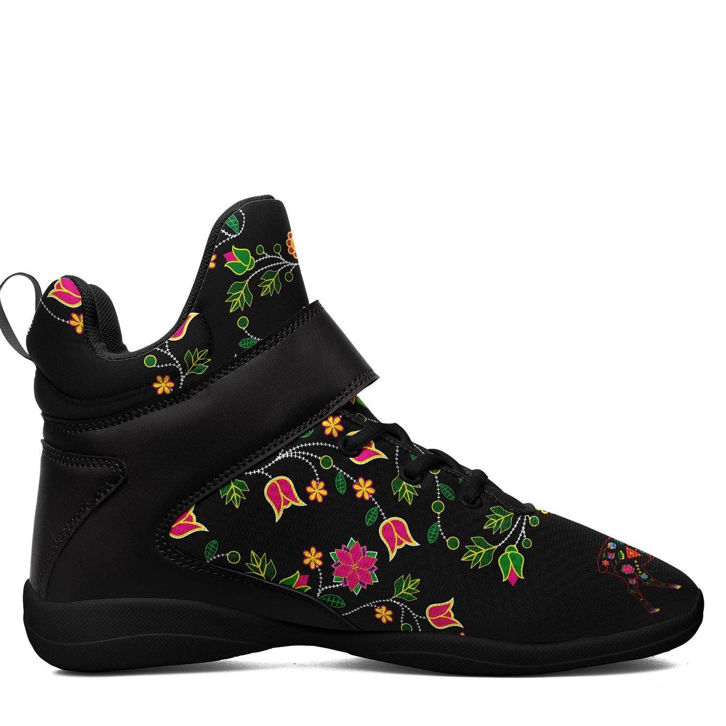 Floral Elk Ipottaa Basketball / Sport High Top Shoes - Black Sole 49 Dzine 