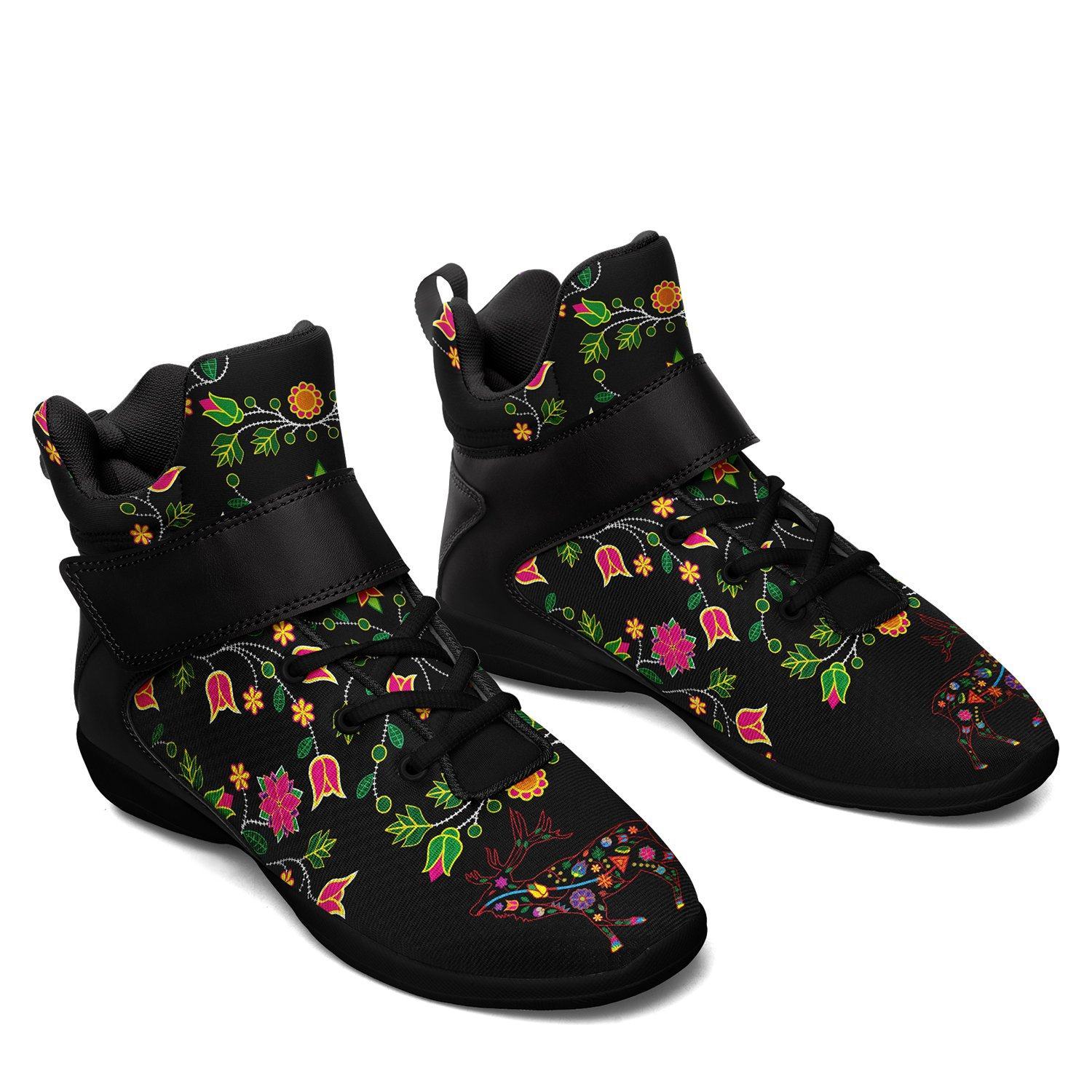 Floral Elk Ipottaa Basketball / Sport High Top Shoes - Black Sole 49 Dzine 