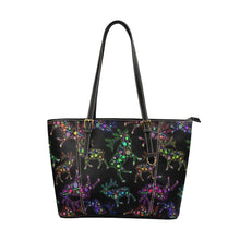 Load image into Gallery viewer, Floral Elk Leather Tote Bag/Large (Model 1640) bag e-joyer 
