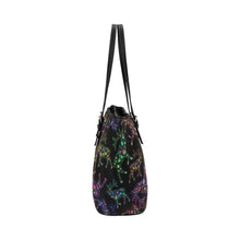 Load image into Gallery viewer, Floral Elk Leather Tote Bag/Large (Model 1640) bag e-joyer 
