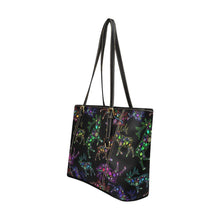 Load image into Gallery viewer, Floral Elk Leather Tote Bag/Large (Model 1640) bag e-joyer 
