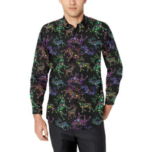 Load image into Gallery viewer, Floral Elk Men&#39;s All Over Print Casual Dress Shirt (Model T61) Men&#39;s Dress Shirt (T61) e-joyer 
