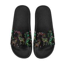 Load image into Gallery viewer, Floral Elk Men&#39;s Slide Sandals (Model 057) Men&#39;s Slide Sandals (057) e-joyer 
