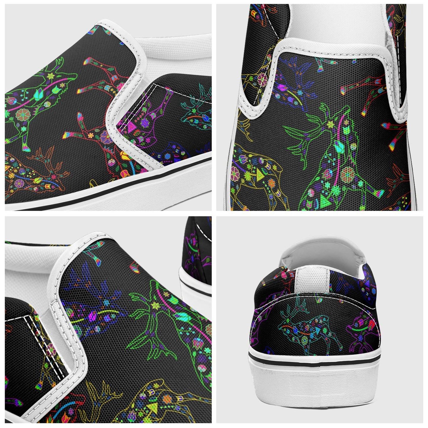 Floral Elk Otoyimm Canvas Slip On Shoes otoyimm Herman 