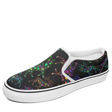 Load image into Gallery viewer, Floral Elk Otoyimm Canvas Slip On Shoes otoyimm Herman US Youth 1 / EUR 32 White Sole 
