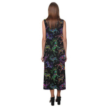 Load image into Gallery viewer, Floral Elk Phaedra Sleeveless Open Fork Long Dress (Model D08) dress e-joyer 
