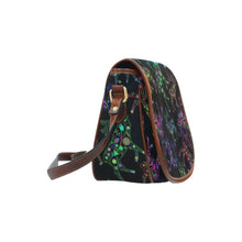 Load image into Gallery viewer, Floral Elk Saddle Bag/Small (Model 1649) Full Customization bag e-joyer 
