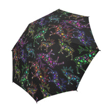 Load image into Gallery viewer, Floral Elk Semi-Automatic Foldable Umbrella (Model U05) Semi-Automatic Foldable Umbrella e-joyer 
