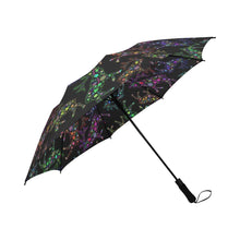 Load image into Gallery viewer, Floral Elk Semi-Automatic Foldable Umbrella (Model U05) Semi-Automatic Foldable Umbrella e-joyer 
