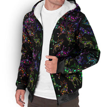 Load image into Gallery viewer, Floral Elk Sherpa Hoodie hoodie Herman 
