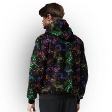 Load image into Gallery viewer, Floral Elk Sherpa Hoodie hoodie Herman 
