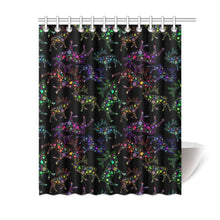 Load image into Gallery viewer, Floral Elk Shower Curtain 60&quot;x72&quot; Shower Curtain 60&quot;x72&quot; e-joyer 
