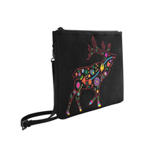 Load image into Gallery viewer, Floral Elk Slim Clutch Bag (Model 1668) Slim Clutch Bags (1668) e-joyer 
