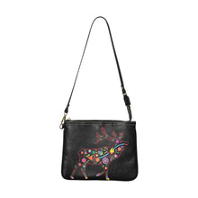 Load image into Gallery viewer, Floral Elk Small Shoulder Bag (Model 1710) Small Shoulder Bag (1710) e-joyer 
