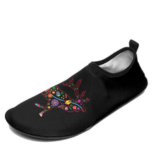 Load image into Gallery viewer, Floral Elk Sockamoccs Kid&#39;s Slip On Shoes 49 Dzine 
