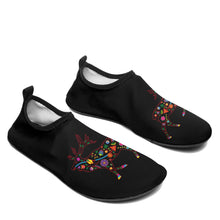 Load image into Gallery viewer, Floral Elk Sockamoccs Slip On Shoes 49 Dzine 
