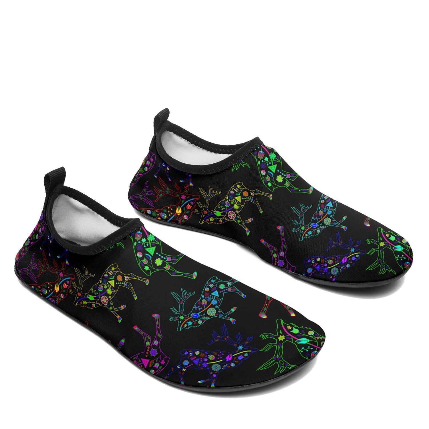 Floral Elk Sockamoccs Slip On Shoes Herman 