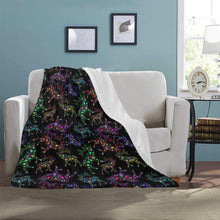 Load image into Gallery viewer, Floral Elk Ultra-Soft Micro Fleece Blanket 40&quot;x50&quot; Ultra-Soft Blanket 40&#39;&#39;x50&#39;&#39; e-joyer 
