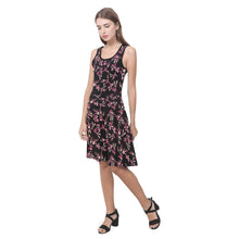 Load image into Gallery viewer, Floral Green Black Atalanta Sundress (Model D04) Atalanta Sundress (D04) e-joyer 
