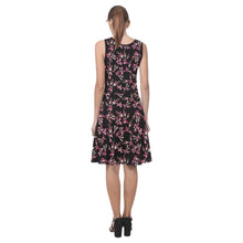 Load image into Gallery viewer, Floral Green Black Atalanta Sundress (Model D04) Atalanta Sundress (D04) e-joyer 
