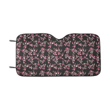 Load image into Gallery viewer, Floral Green Black Car Sun Shade 55&quot;x30&quot; Car Sun Shade e-joyer 
