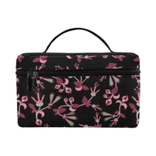 Load image into Gallery viewer, Floral Green Black Cosmetic Bag/Large (Model 1658) bag e-joyer 
