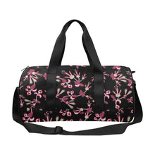 Load image into Gallery viewer, Floral Green Black Duffle Bag (Model 1679) Duffle Bag (1679) e-joyer 
