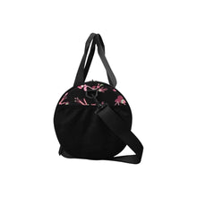 Load image into Gallery viewer, Floral Green Black Duffle Bag (Model 1679) Duffle Bag (1679) e-joyer 
