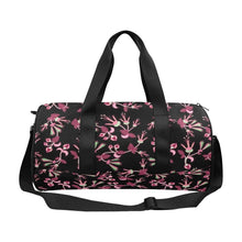 Load image into Gallery viewer, Floral Green Black Duffle Bag (Model 1679) Duffle Bag (1679) e-joyer 
