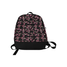 Load image into Gallery viewer, Floral Green Black Fabric Backpack for Adult (Model 1659) Casual Backpack for Adult (1659) e-joyer 
