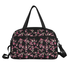 Load image into Gallery viewer, Floral Green Black Fitness Handbag (Model 1671) Fitness Handbag (1671) e-joyer 
