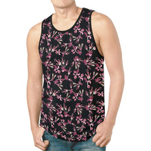 Load image into Gallery viewer, Floral Green Black New All Over Print Tank Top for Men (Model T46) New All Over Print Tank Top for Men (T46) e-joyer 
