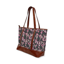 Load image into Gallery viewer, Floral Green Black Tote Handbag (Model 1642) Tote Handbags (1642) e-joyer 
