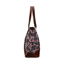 Load image into Gallery viewer, Floral Green Black Tote Handbag (Model 1642) Tote Handbags (1642) e-joyer 
