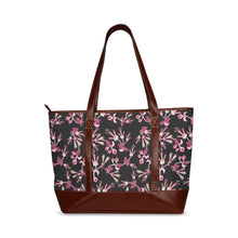 Load image into Gallery viewer, Floral Green Black Tote Handbag (Model 1642) Tote Handbags (1642) e-joyer 
